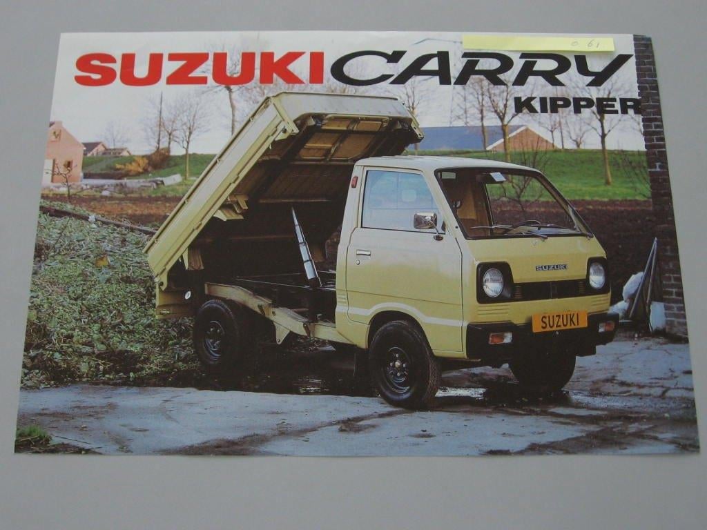 SUZ 061 Suzuki Carry Kipper, folder, Ophalen of Verzenden, Zo goed als nieuw, Overige merken