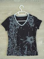 Nieuw apart dames sportshirt zwart grijs mt s sportkleding, Zwart, Nieuw, Ophalen of Verzenden, Fitness of Aerobics