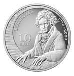 10 euro San Marino 2020 - Beethoven (PROOF), Setje, Ophalen of Verzenden, 10 euro, Zilver