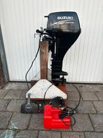 Suzuki 15 pk 4 takt langstaart buitenboordmotor boot motor., Ophalen, 10 tot 30 pk, Gebruikt, Elektrische start