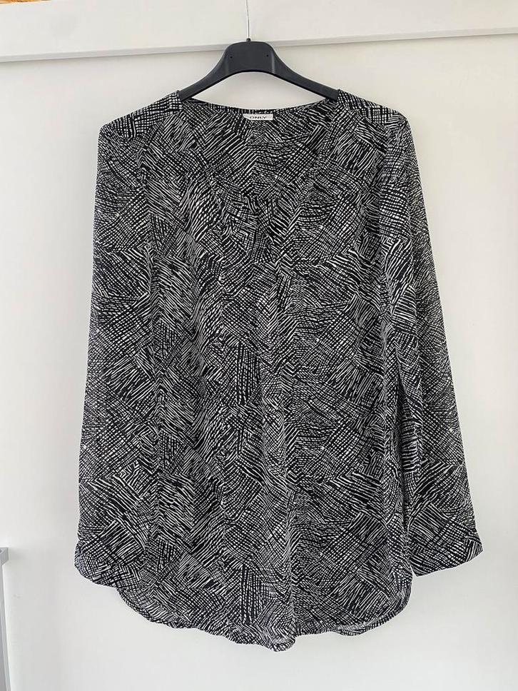 ONLY dames zwart wit boho patroon tuniek blouse top mt 40, Kleding | Dames, Blouses en Tunieken, Zo goed als nieuw, Maat 38/40 (M)