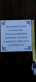 Tegel, Ophalen of Verzenden, Zo goed als nieuw