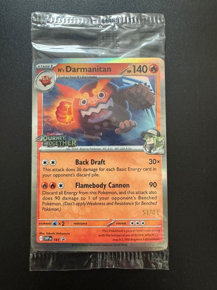 Journey Together STAFF Promo Pack - Factory Sealed, Hobby en Vrije tijd, Verzamelkaartspellen | Pokémon, Nieuw, Meerdere kaarten