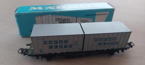 Märklin DB Hapag-Loyd containerwagen artnr 4659 in ovp, Hobby en Vrije tijd, Modeltreinen | H0, Zo goed als nieuw, Wagon, Wisselstroom