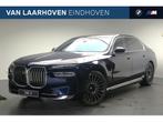 BMW i7 eDrive50 High Executive / Panoramadak Sky Lounge / Ma, Auto's, BMW, Automaat, Achterwielaandrijving, Zwart, Blauw