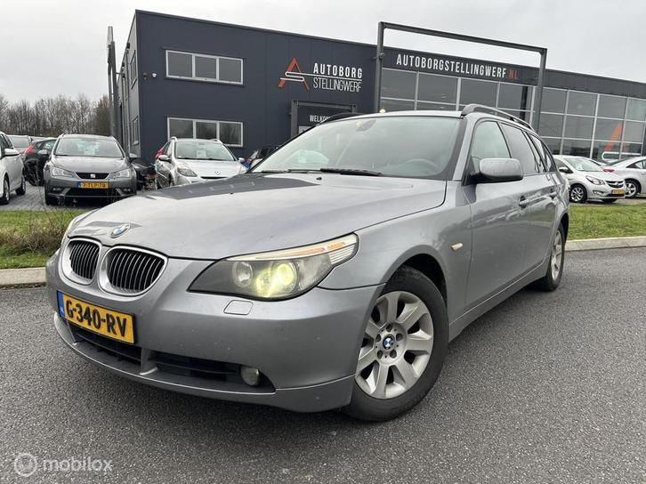 BMW 5-serie Touring 525i Executive Aut. [ INRUILKOOPJE ], Auto's, BMW, Bedrijf, Te koop, 5-Serie, ABS, Airbags, Airconditioning