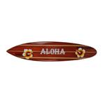 Aloha - Surfboard Decoratie Surfplank 150 cm Hout, Huis en Inrichting, Woonaccessoires | Wanddecoraties, Ophalen of Verzenden