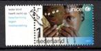gestempelde zegel . Jaar 2011.  UNICEF met tab, Postzegels en Munten, Postzegels | Nederland, Verzenden, Na 1940, Gestempeld