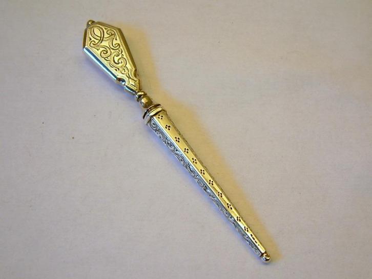 Zilveren priem, Antiek en Kunst, Antiek | Goud en Zilver, Zilver, Ophalen of Verzenden