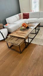 Riviera Maison Shelter Island salontafel set, Ophalen, 100 tot 150 cm, 50 tot 100 cm, Zo goed als nieuw