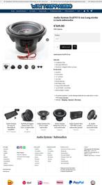 Audio System X12EVO X-ion Longstroke 12 inch subwoofer XION, Auto diversen, Autospeakers, Info@optimount.nl, Nieuw, Ophalen of Verzenden