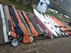 Partij Windsurf spullen, Watersport en Boten, Windsurfen, Ophalen of Verzenden, Gebruikt, Zeil, Minder dan 5 m²