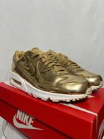 ALS NIEUW! Maat 45 - Nike Air Max 90 Liquid Metal Gold, Kleding | Heren, Schoenen, Overige kleuren, Ni☺, Verzenden, Nike