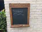 ouderwets krijtbord uit Frankrijk, olifanten motief brocante, Ophalen of Verzenden