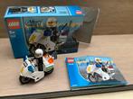 LEGO CITY 7235 politie motor, compleet met boekje., Ophalen of Verzenden, Zo goed als nieuw