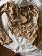 Free People Top Paisley S, Beige, Ophalen of Verzenden, Zo goed als nieuw, Lange mouw