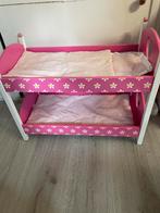 Poppen Stapelbed met Dekentjes, Ophalen of Verzenden, Gebruikt, Toebehoren