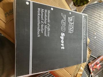 Haarscherpe kopie werkplaatshandboek Ducati 750 Sport nieuw beschikbaar voor biedingen