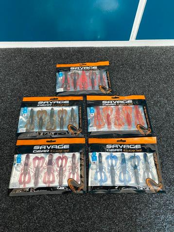 OPRUIMING Diverse Savage Gear softbaits (5 pakjes voor €20) beschikbaar voor biedingen