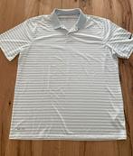Nike heren golfpolo wit grijs gestreept maat xl, Verzenden, Zo goed als nieuw, Kleding, Overige merken