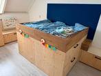 Op maat gemaakt kinderbed met matrassen, Huis en Inrichting, Ophalen, Gebruikt, Overige kleuren, Tweepersoons
