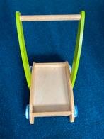 Loopwagen van hout, Kinderen en Baby's, Ophalen, Zo goed als nieuw, Overige typen, Met wieltjes