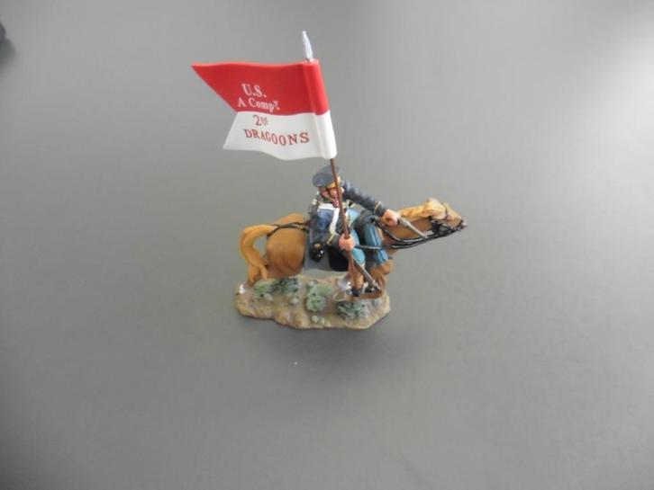 King & Country TRW002, Mounted Dragoon with Guidon., Hobby en Vrije tijd, Modelbouw | Figuren en Diorama's, Nieuw, Figuur of Figuren