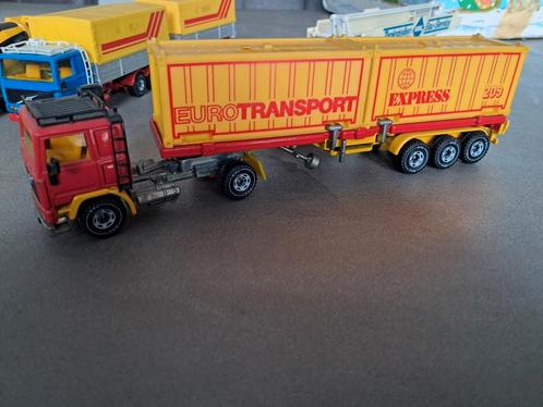 Siku 3111 Volvo F10 met Containers "Eurotransport Express", Hobby en Vrije tijd, Modelauto's | 1:50, Zo goed als nieuw, Bus of Vrachtwagen