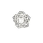 Elegant flower broche, Sieraden, Tassen en Uiterlijk, Broches, Met strass, Verzenden, Minder dan 4 cm, Nieuw