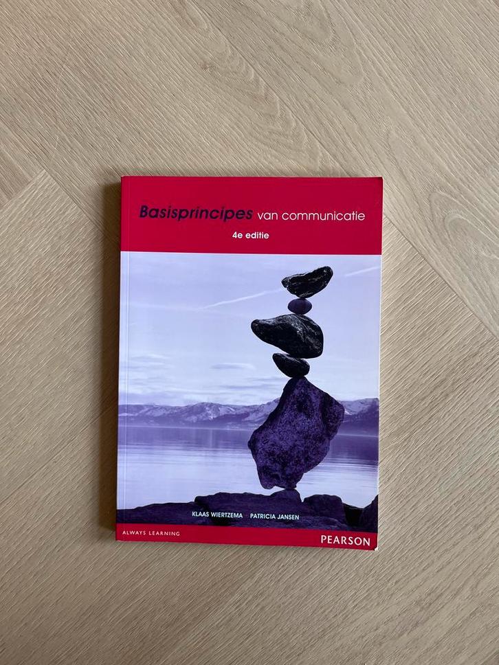 Basisprincipes van communicatie 4e editie, Boeken, Studieboeken en Cursussen, Zo goed als nieuw, HBO, Gamma, Ophalen of Verzenden
