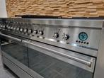 🔥Luxe Fornuis smeg 150 cm rvs 7 pits grillplaat 2 ovens, Witgoed en Apparatuur, 60 cm of meer, 5 kookzones of meer, Vrijstaand