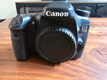 Canon Eos 70D kosmetische schade aan plastic beschikbaar voor biedingen