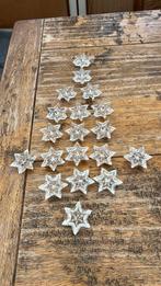 19 vintage Bohemia Glass kristallen kaarsenstandaardjes, Ophalen of Verzenden