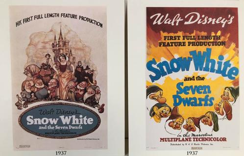 10 Printen van Sneeuwwitje, Snow White, Walt Disney’s., Verzamelen, Disney, Nieuw, Sneeuwwitje of Doornroosje, Ophalen of Verzenden