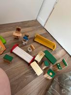 Poppenspullen set, auto, kinderwagen, paard, Ophalen of Verzenden, Gebruikt, Meubelstuk of Keukentje