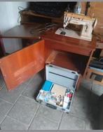 Vintage singer naaimachine in kast, Ophalen