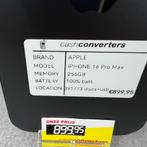 Apple Iphone 16 Pro Max | 256GB | 100%bat |ZGAN doos| 391773, 128 GB, Zwart, IPhone 15 Pro Max, Ophalen of Verzenden
