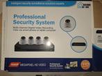 Cctv beveiligings systeem met 4 camera's. Beveiligingscamera, Ophalen of Verzenden, Nieuw