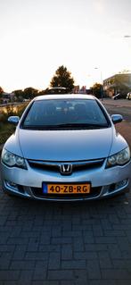 Honda Civic 1.3 Vtec Hybrid 4DR C-tr. 2007 Grijs, Auto's, Honda, 65 €/maand, Origineel Nederlands, 22 km/l, Sedan