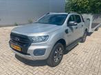 Ford Ranger 2020 Grijs  be combi, Auto's, Bestelauto's, Automaat, 4 cilinders, 11 km/l, Bedrijf
