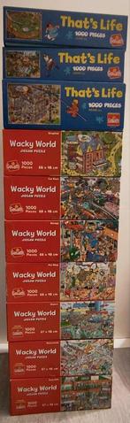 That's life en Wacky World puzzels, Ophalen, 500 t/m 1500 stukjes, Zo goed als nieuw