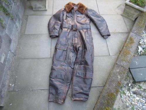 US NAVY (electrische) vliegeniers overall van echt leer !!!!, Verzamelen, Militaria | Tweede Wereldoorlog, Marine, Kleding of Schoenen