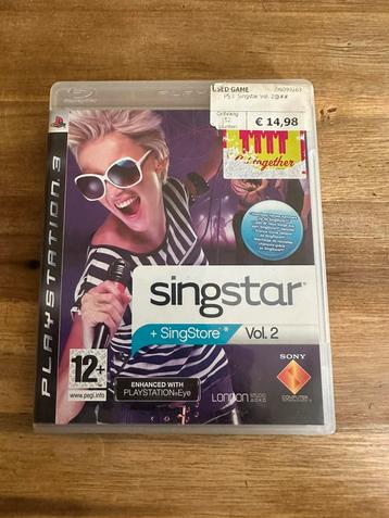 PS3 Singstar Vol. 2 beschikbaar voor biedingen
