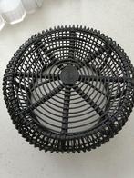 zwart Rotan bijzet- of planten tafel, Ophalen, Minder dan 50 cm, Gebruikt, Minder dan 50 cm