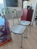 Vintage grijze stoelen, Ophalen, Twee, Vintage, Zo goed als nieuw