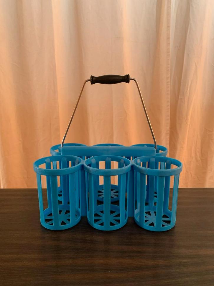 Vintage POLA Flessenrek (gemaakt in Frankrijk), Verzamelen, Retro, Ophalen of Verzenden