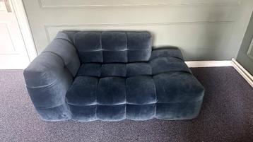 Chaise longue Fat Joe Royal Velvet - Royal petrol rechts beschikbaar voor biedingen