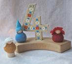 Jaarring steker leeftijd cijfer 1 2 3 4 5 6 7 8  Grimms, Huis en Inrichting, Verzenden, Nieuw, Overige materialen, Minder dan 25 cm
