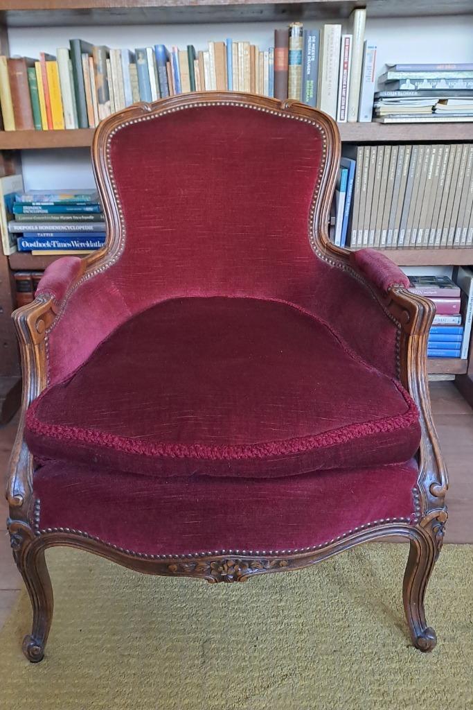 Biedermeier damesfauteuil, Huis en Inrichting, Fauteuils, Gebruikt, Ophalen