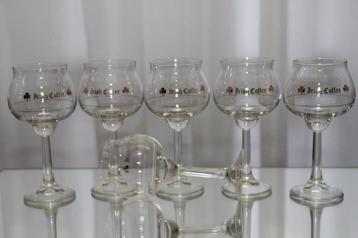Leerdam Ambasador IrishCoffee glazen (meerdere uitvoeringen), Antiek en Kunst, Antiek | Glas en Kristal, Ophalen